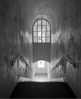 Vitrail de l'escalier